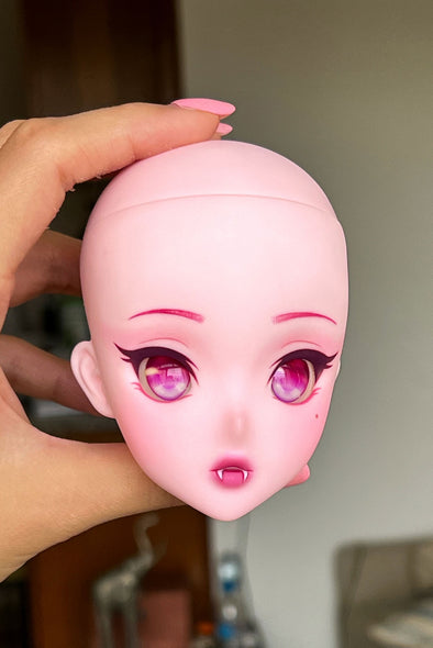 Vinyl Head for Flex Body - Hand Painted