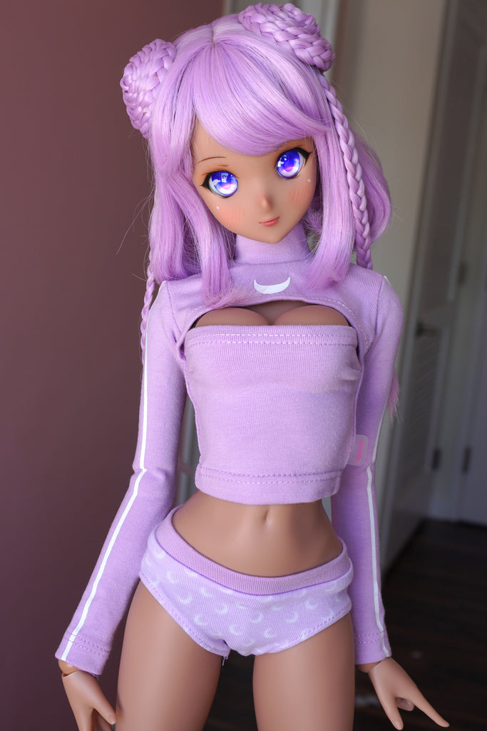 Cleavage top - Lilac crescent